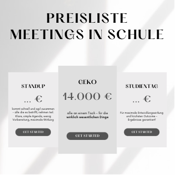 Preisliste Meetings